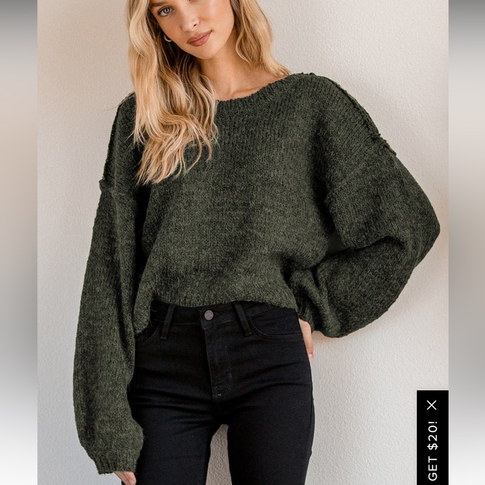 Lulus balloon sleeve sweater